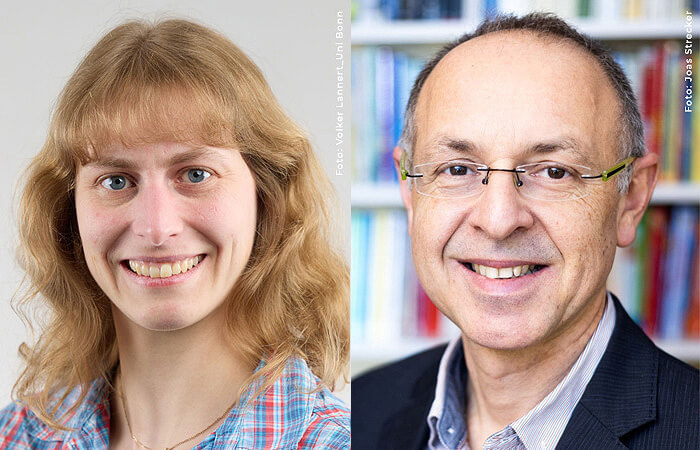 Portraits of Jessica Fintzen and Albrecht Schmidt