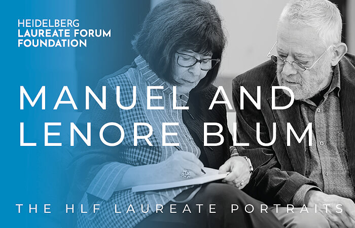 Manuel and Lenore Blum. Laureate Portrait photo.